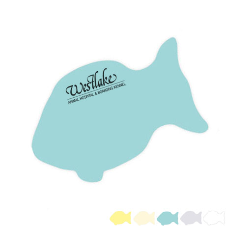 Product Photo 1 Post-it® XL Custom Printed Die-Cut Notes - Fish Shape