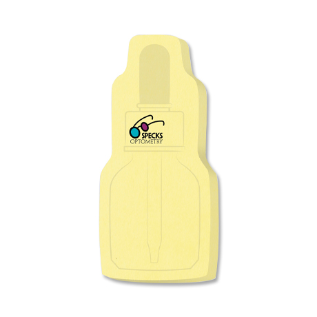 Product Photo 1 Post-it® XL Custom Printed Die-Cut Notes - Eye Dropper Shape