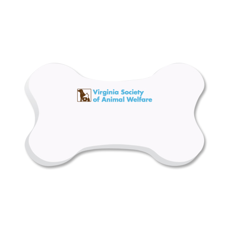Product Photo 1 Post-it® XL Custom Printed Die-Cut Notes - Bone Shape