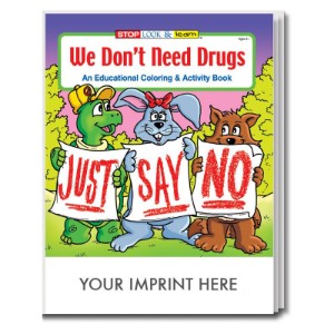 We Don't Need Drugs Coloring & Activity Book - CLB475
