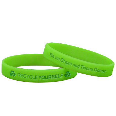 Product Photo 1 Recycle Yourself Silicone Bracelet Wristband, Stock - On Sale!
