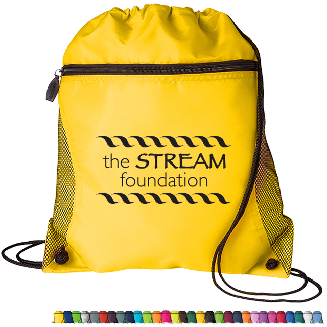 Product Photo 1 Mesh Pocket Oxford Drawcord Tote