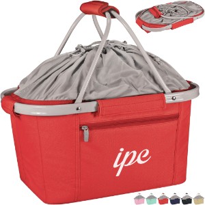 Metro® Insulated Cooler Picnic Basket - Solid Colors - PK1100