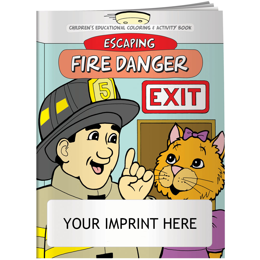 Product Photo 1 Escaping Fire Danger Coloring & Activity Book