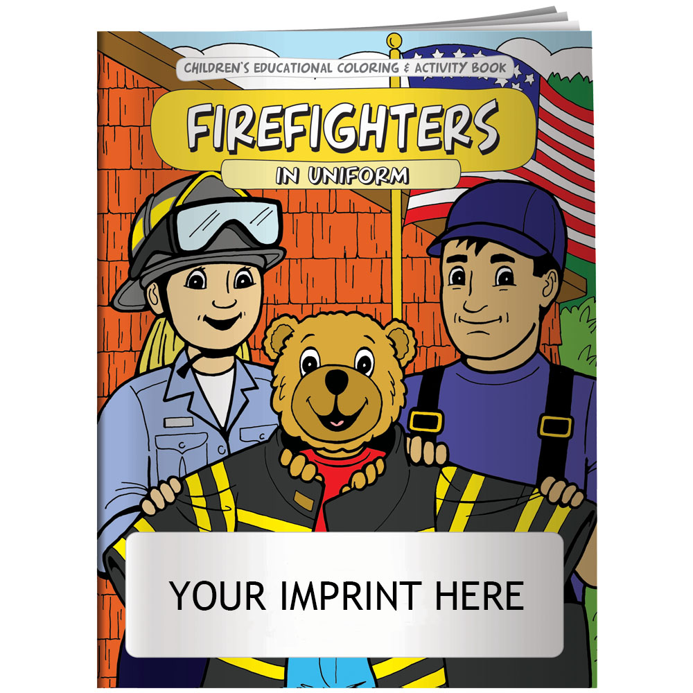Product Photo 1 Firefighters in Uniform Coloring & Activity Book