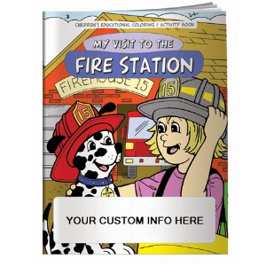 My Visit to the Fire Station Coloring & Activity Book - CLB940