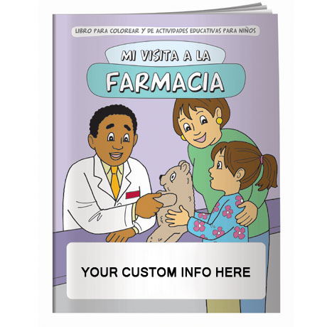 Product Photo 1 My Visit To The Pharmacy Coloring & Activity Book - Spanish Version