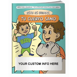 Meet Buddy Your Healthy Body Coloring & Activity Book - Spanish Version - CLB925