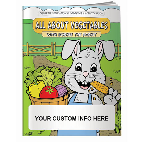 Product Photo 1 All About Vegetables w/ Robbie the Rabbit Coloring & Activity Book