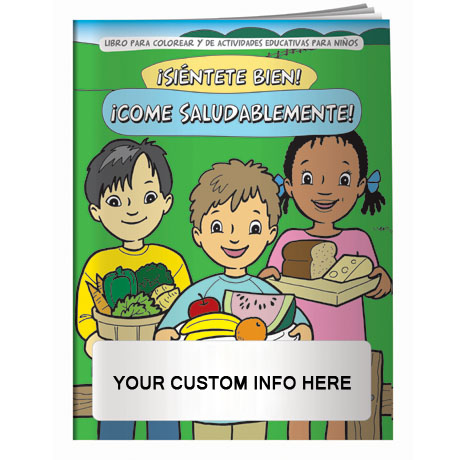 Product Photo 1 Feel Good Eat Healthy Coloring & Activity Book - Spanish Version