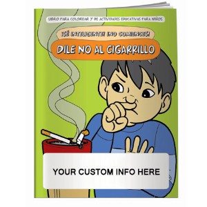 Say No To Smoking Coloring & Activity Book - Spanish Version - CLB929