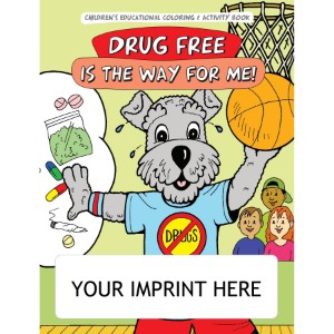 Drug Free Is The Way For Me Coloring & Activity Book - CLB931