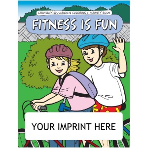 Fitness Is Fun Coloring & Activity Book - CLB933