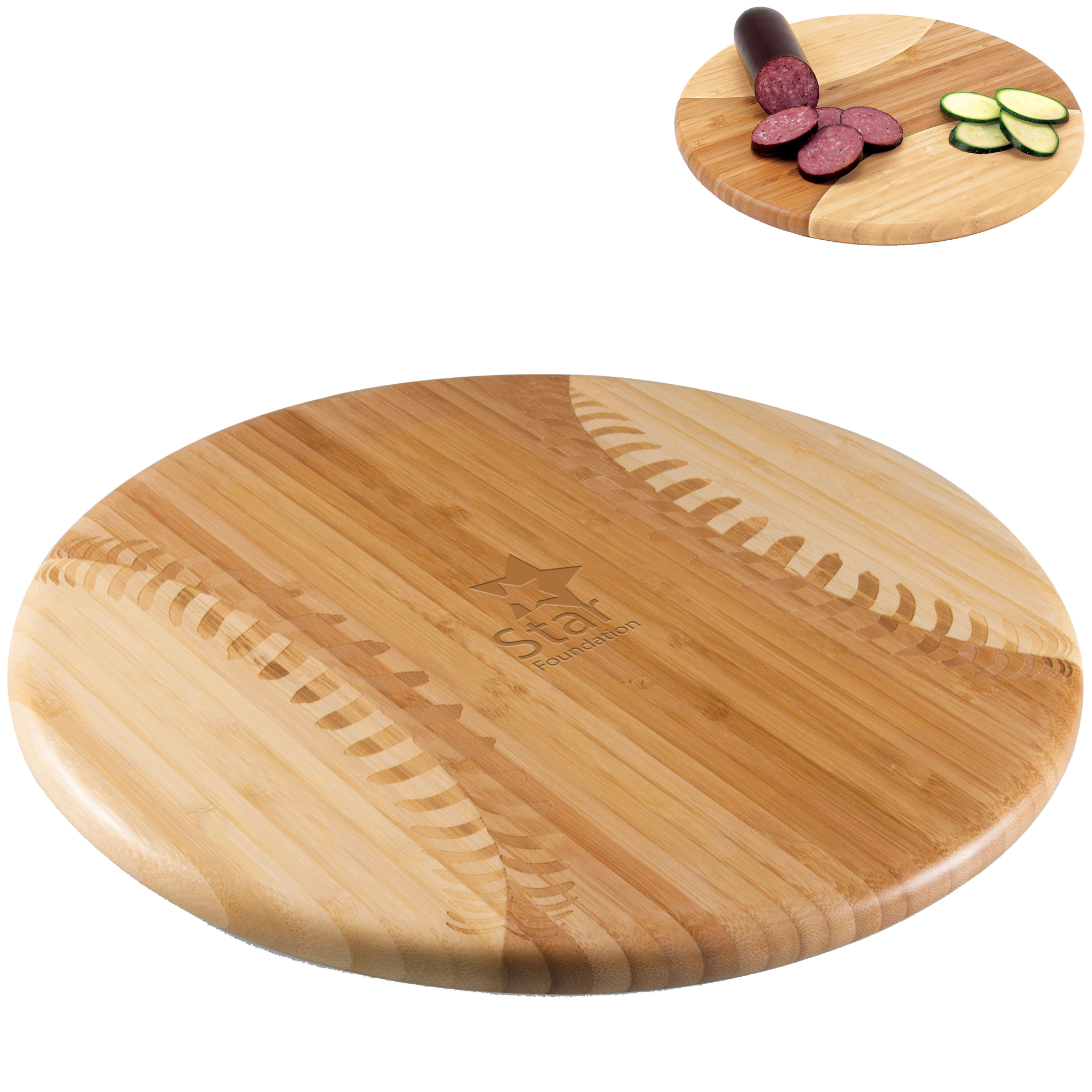 Product Photo 1 Baseball Bamboo Cutting Board