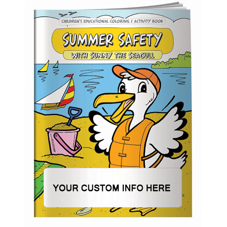 Product Photo 1 Summer Safety with Sunny the Seagull Coloring & Activity Book