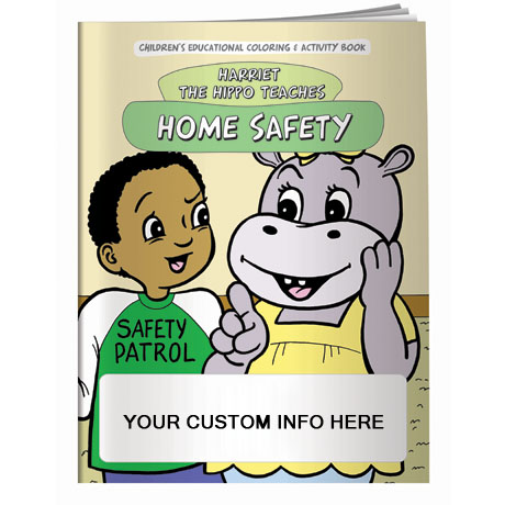 Product Photo 1 Home Safety w/Harriet the Hippo Coloring & Activity Book