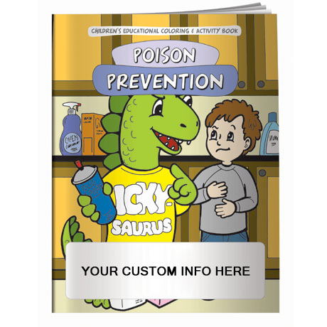 Product Photo 1 The Poison Prevention Dinosaur Coloring & Activity Book