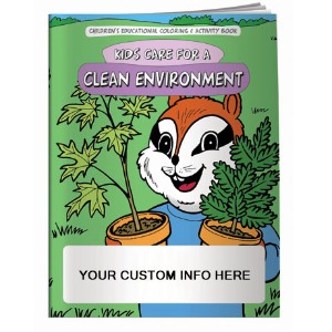 Kids Care for a Clean Environment Coloring & Activity Book - CLB949