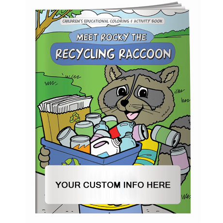 Product Photo 1 Meet Rocky the Recycling Raccoon Coloring & Activity Book