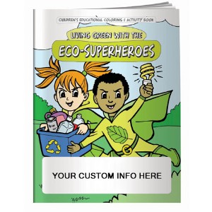 Living Green with the Eco-Superheroes Coloring & Activity Book - CLB952