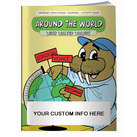 Product Photo 1 Around the World with Walter Walrus Coloring & Activty Book