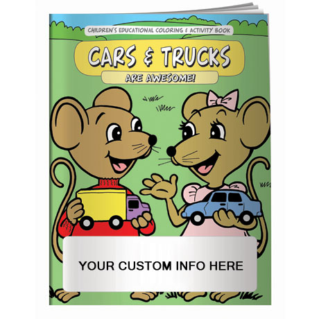 Product Photo 1 Cars & Trucks are Awesome Coloring & Activity Book