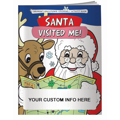 Product Photo 1 Santa Visited Me Coloring & Activity Book