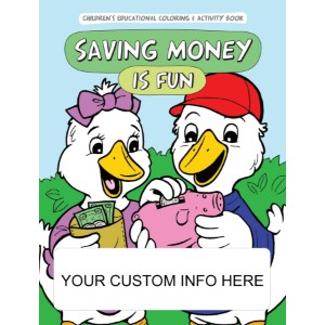 Saving Money is Fun Coloring & Activity Book - CLB965