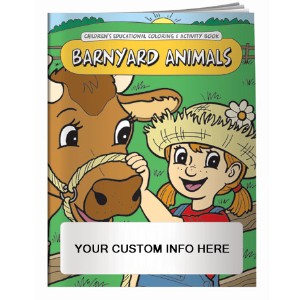 Barnyard Animals Coloring & Activity Book - CLB975