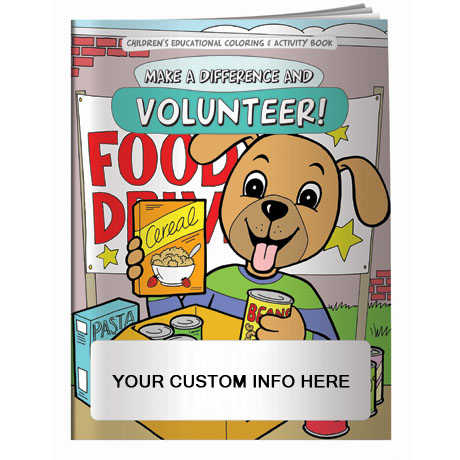 Product Photo 1 Make a Difference and Volunteer Coloring & Activity Book