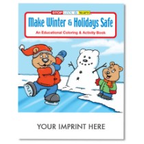 Make Winter & Holidays Safe Coloring & Activity Book