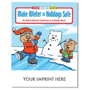 Make Winter & Holidays Safe Coloring & Activity Book - CLB351