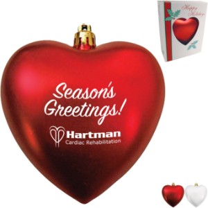 Heart Satin Finish Unbreakable Ornament - GX8015