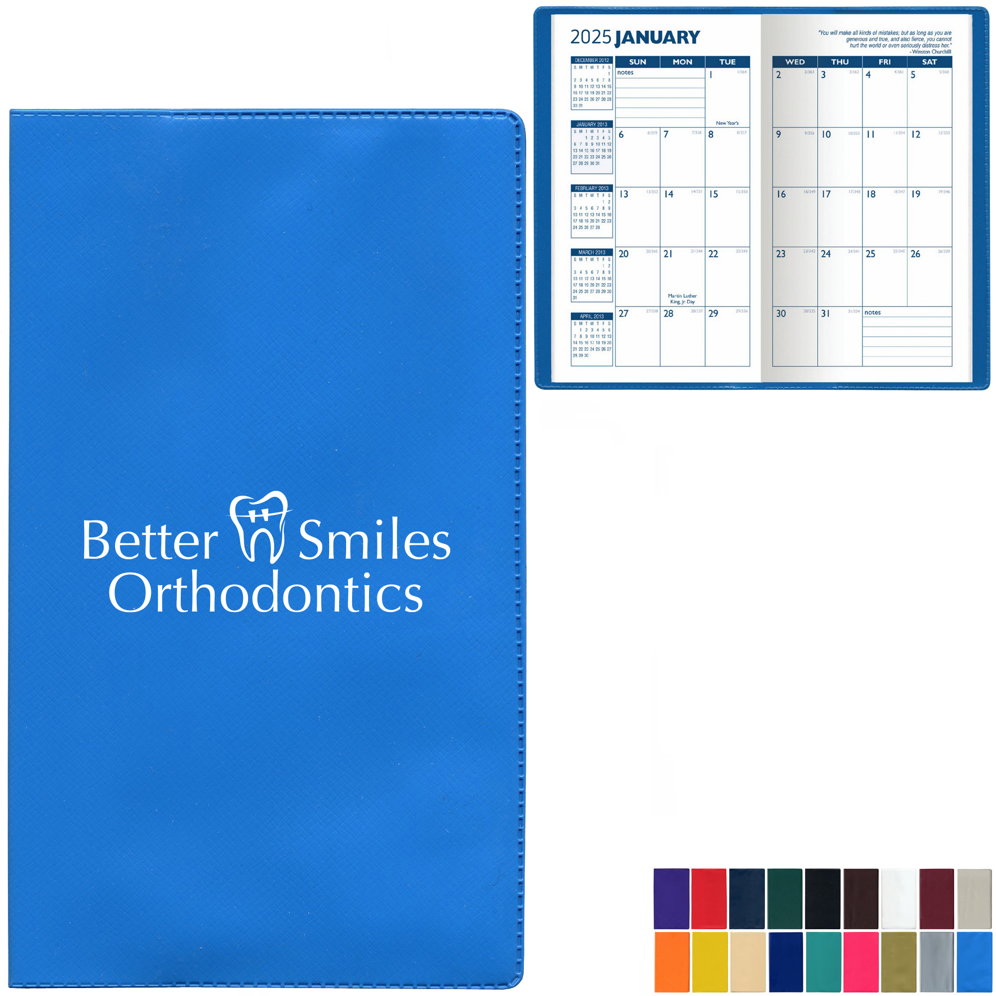 Product Photo 1 Standard Vinyl Monthly Pocket Planner