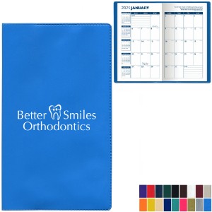 Standard Vinyl Monthly Pocket Planner - WD2040