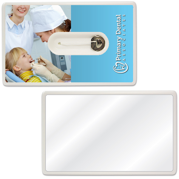 Product Photo 1 Credit Card Style Dental Floss w/ Mirror