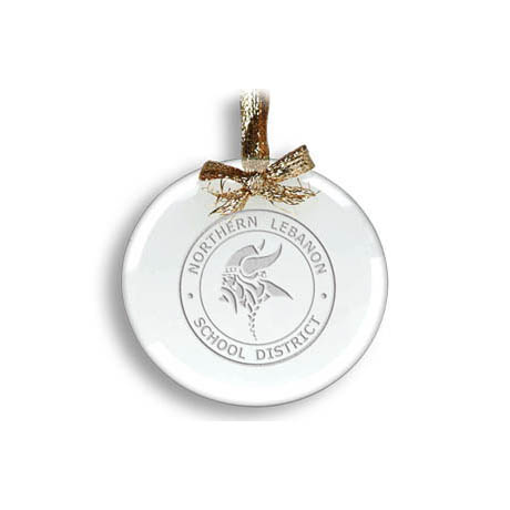 Product Photo 1 Round Jade Ornament - Deep Etched