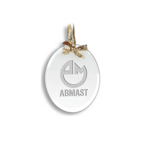 Product Photo 1 Oval Jade Ornament - Deep Etched