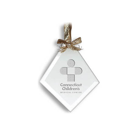 Product Photo 1 Diamond Shaped Jade Ornament - Deep Etched