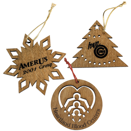 Product Photo 1 Totally Custom Laser-Cut Wood Ornaments