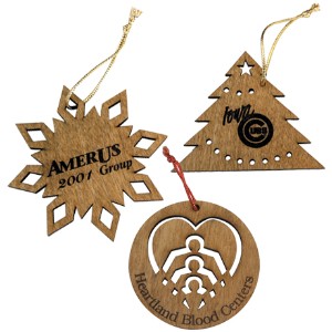 Totally Custom Laser-Cut Wood Ornaments - AA1200