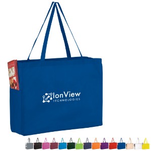 Everyday Non-Woven Tote with Side Pockets - AB1095