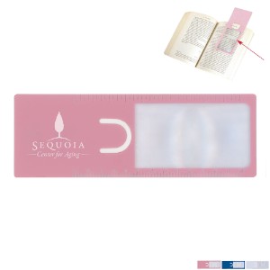 Readers Mark Bookmark Magnifier w/ 5" Ruler - WD1730