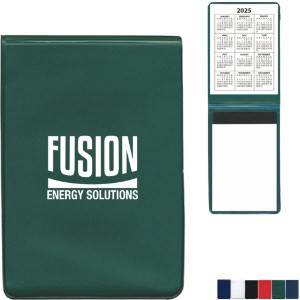 Vinyl Memo Book w/ 2-Year Calendar, 30 Pages, 3" x 4-1/2" - WD1680