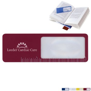 Page Mark Bookmark Magnifier w/ 4" Ruler - WD1735