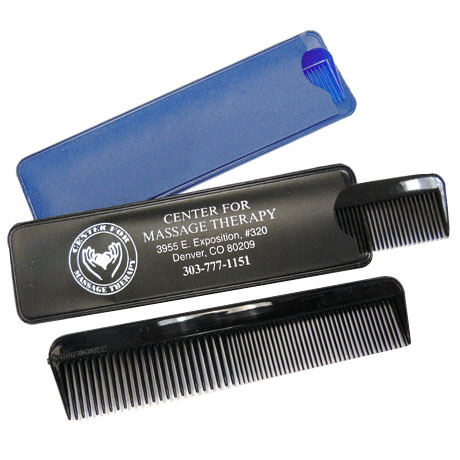 Product Photo 1 Unbreakable Comb w/ Matching Vinyl Case - One Imprint