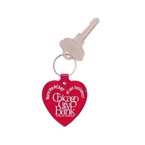Soft Vinyl Keytag, Heart - WD1825