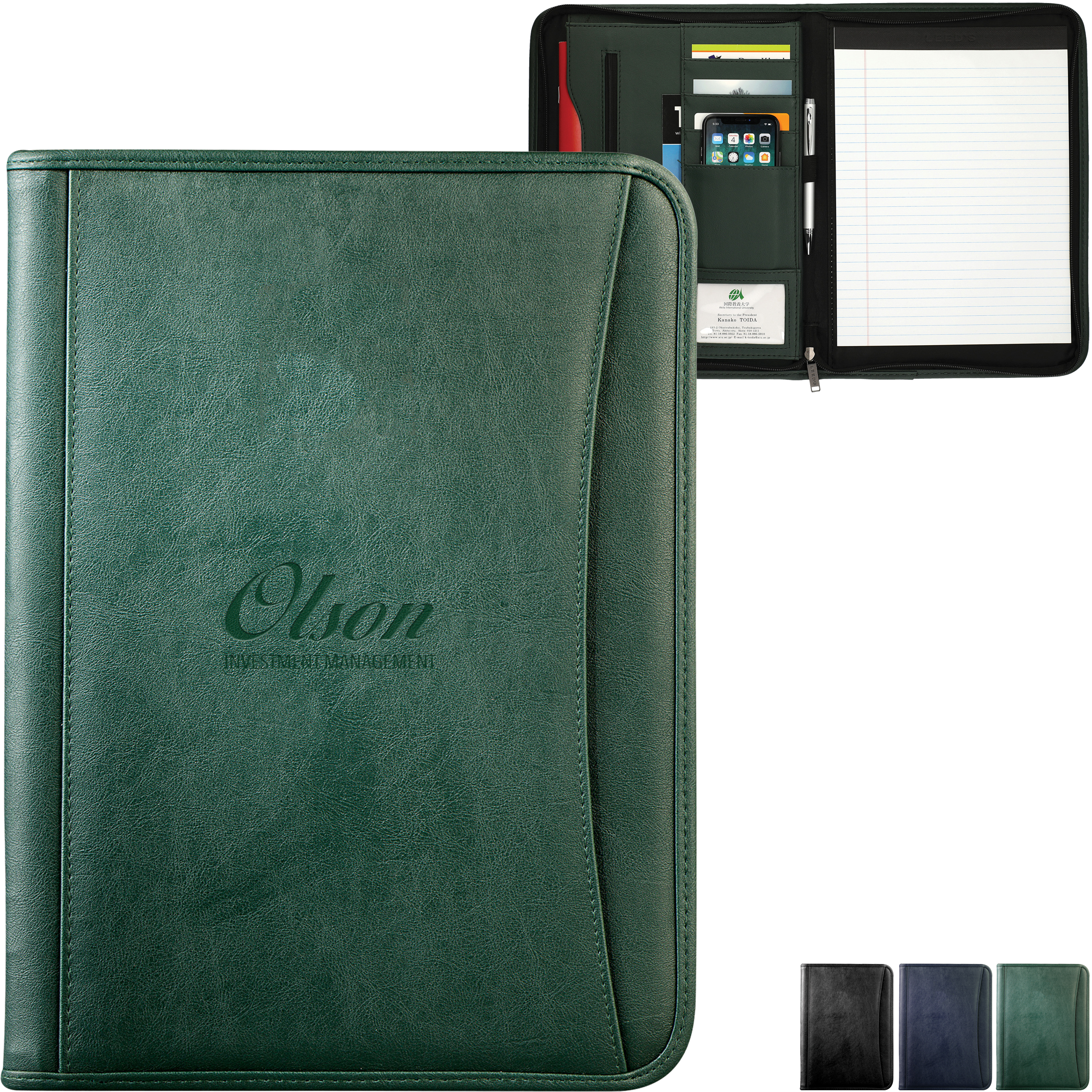Product Photo 1 DuraHyde Zippered Padfolio
