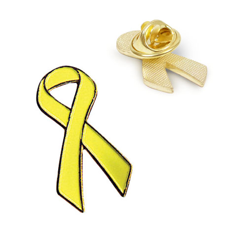 Product Photo 1 Yellow Ribbon Lapel Pin - CLOSEOUT!