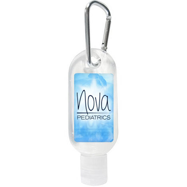 Product Photo 1 Tottle Antibacterial Hand Sanitizer Gel with Carabiner, 1oz.